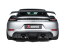 Akrapovic Slip-On Race Line Exhaust for Porsche Cayman GT4 (718) 2020+ Titanium - Part AKR S-PO/TI/18/1