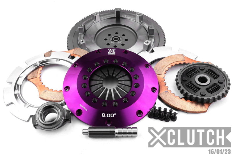 XClutch 15-17 Subaru WRX Base 2.0L 8in Twin Sprung Ceramic Clutch Kit (XKSU20522-2B)