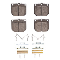 R1 1969-1983 Nissan 240Z Front R1 Semi Met Pads & Hardware Kit