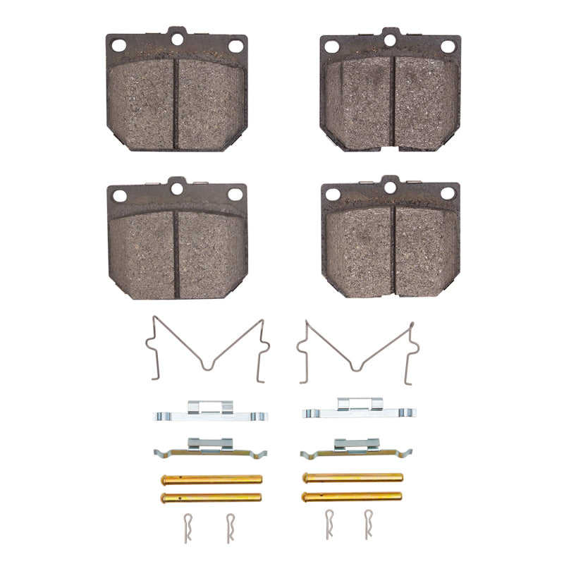 R1 1969-1983 Nissan 240Z Front R1 Semi Met Pads & Hardware Kit