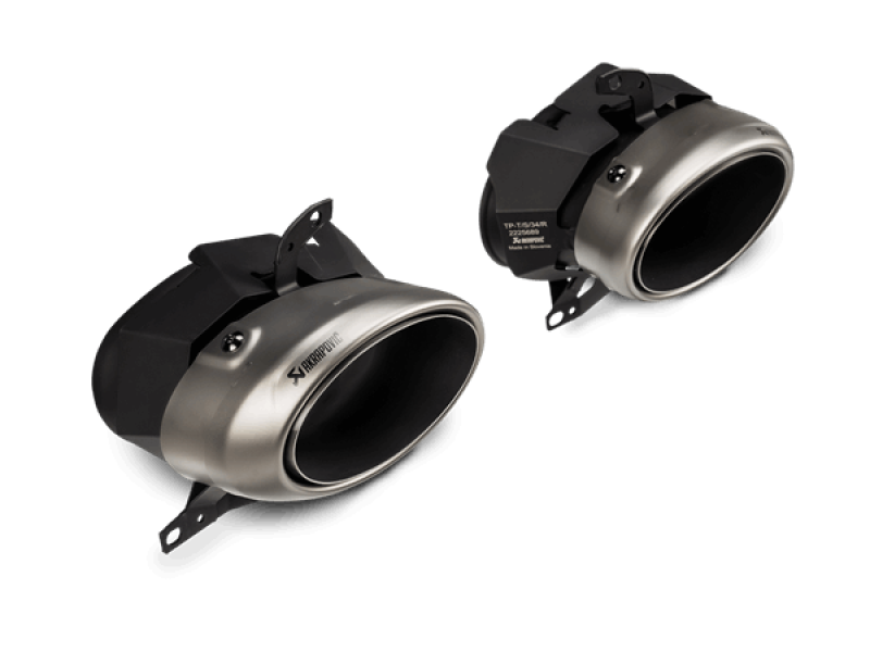 Akrapovic Titanium Tail Pipe Set for Porsche 911 Turbo/Turbo S (992) – Stylish Exhaust Upgrade