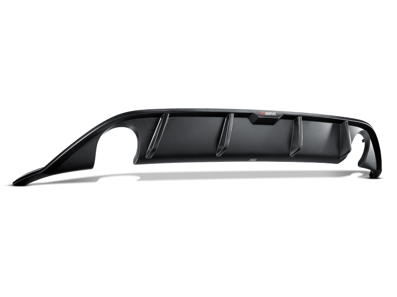 Akrapovic Rear Carbon Fiber Diffuser for 2013-2016 Volkswagen Golf GTI (VII) - Matte Finish