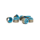 BLOX Racing Honda 5.5mm Valve Stem Seals Blue FKM Set of 16