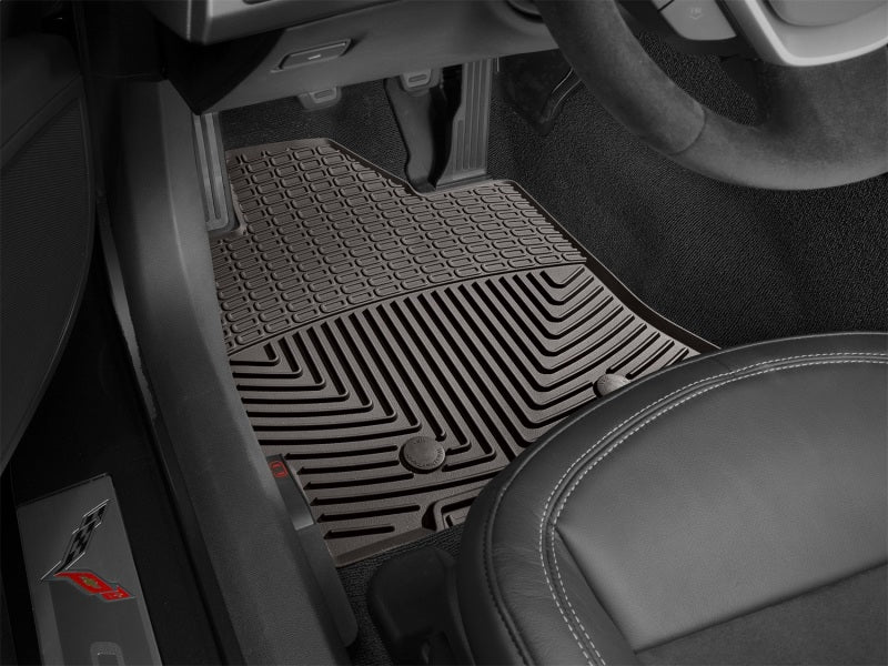 WeatherTech 11-13 Infiniti QX / 14-18 QX80 / 17-18 Nissan Armada Front Rubber Mats - Cocoa (W445CO)