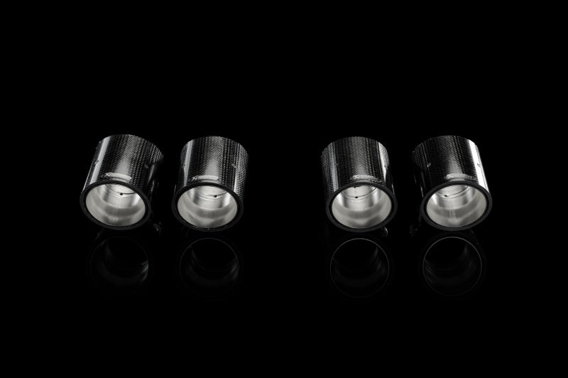 Akrapovic Carbon Tail Pipe Set for 2011-2012 BMW 1 Series M Coupe (E82) – Part Number akrTP-CT/5