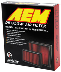 AEM Induction DryFlow Air Filter for Subaru WRX STI 2.5L (2019-2021)
