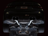AWE Tuning Track Edition Cat-Back Exhaust for BMW G8X M3/M4 - Diamond Black Tips