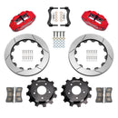 Wilwood Superlite 4R Rear Big Brake Kit for Nissan Skyline 1989-2002 with 13.50-inch Slotted Rotor - Red