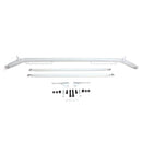 BLOX Racing Silver Harness Bar for 1988-2001 Honda Civic, 1992-2006 Acura RSX, 1988-1991 Honda CRX, and 1994-2001 Acura Integra