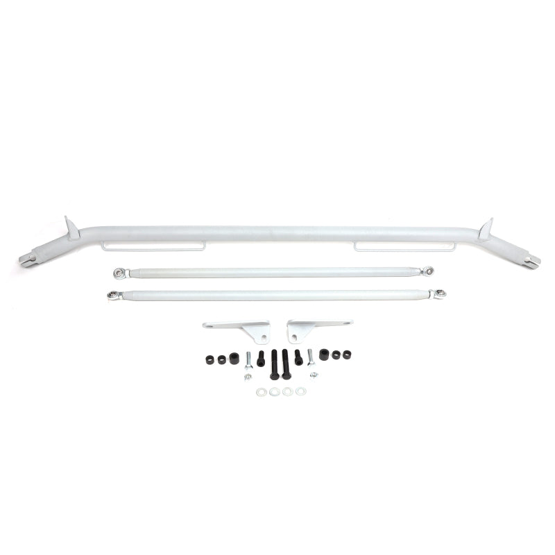 BLOX Racing Silver Harness Bar for 1988-2001 Honda Civic, 1992-2006 Acura RSX, 1988-1991 Honda CRX, and 1994-2001 Acura Integra