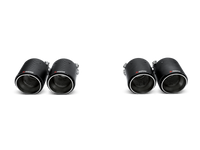 Akrapovic Carbon Tail Pipe Set for BMW M3 M4 (2014-2017) - Part Number akrTP-CT/26