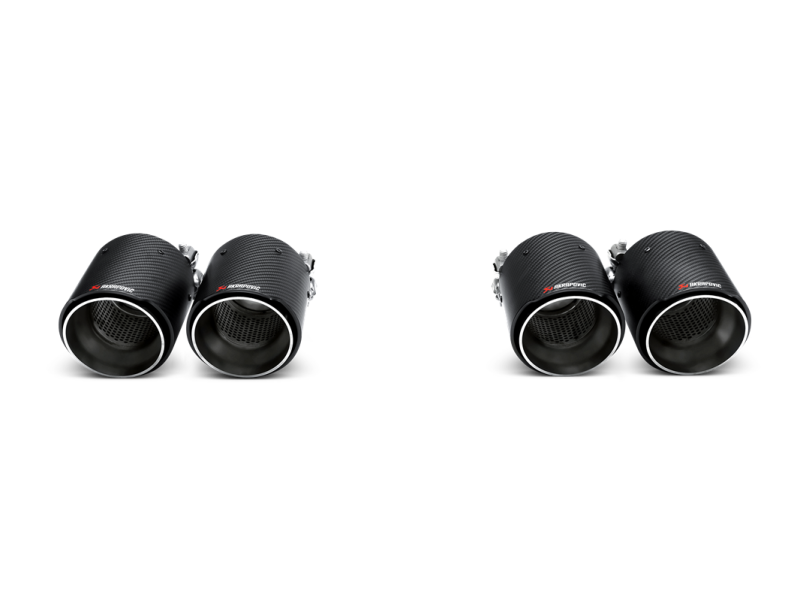 Akrapovic Carbon Tail Pipe Set for BMW M3 M4 (2014-2017) - Part Number akrTP-CT/26