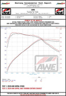 AWE Tuning 2020 Toyota Supra A90 Resonated Track Edition Exhaust - 5in Diamond Black Tips