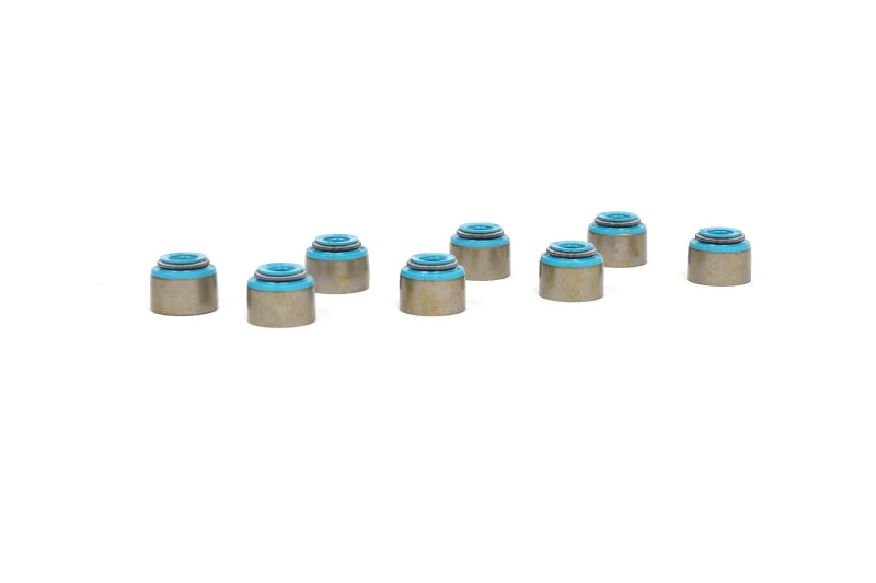 BLOX Racing Honda 5.5mm Valve Stem Seals Blue FKM Set of 16