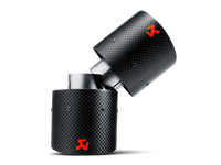Akrapovic Carbon Tail Pipe Set for 2007-2014 Mini Cooper S R56/R57 by Akrapovic Part Number akrTP-MINR56/57-CA