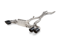 Akrapovic Evolution Line Titanium Cat-Back Exhaust System for 2021 BMW M8 / M8 Competition – Carbon Tips Included