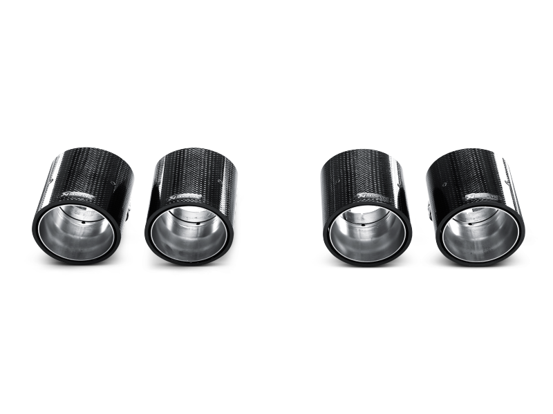 Akrapovic Carbon Tail Pipe Set for 2011-2012 BMW 1 Series M Coupe (E82) – Part Number akrTP-CT/5