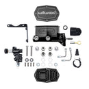 Wilwood Mopar Compact Tandem Master Cylinder Kit with Combination Valve & Pushrod - 15/16 inch Bore, Black