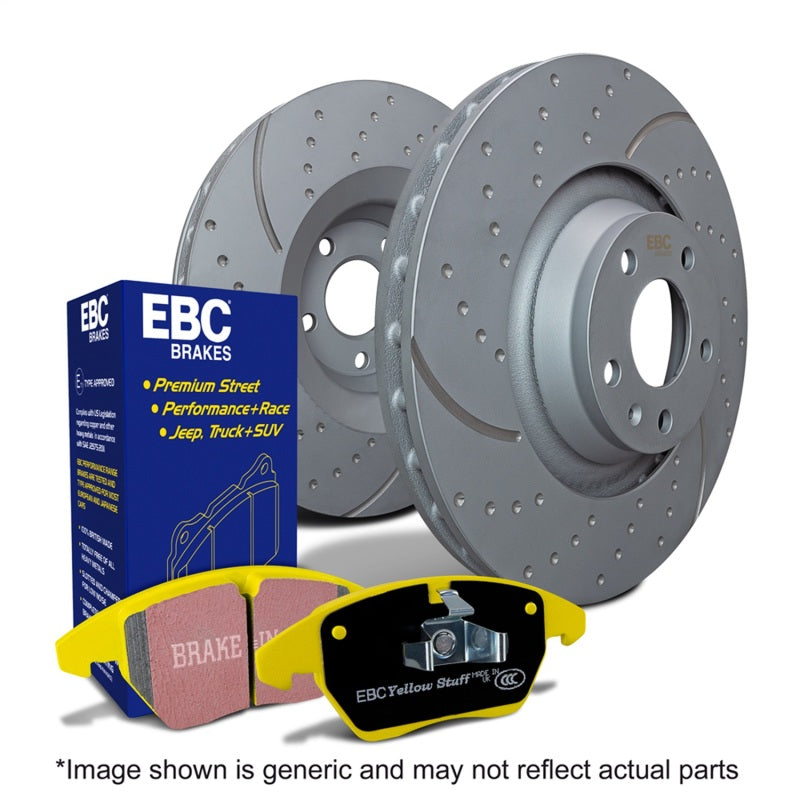 EBC S5 Brake Pad and Rotor Kit for Subaru Legacy and Outback 2020-2021