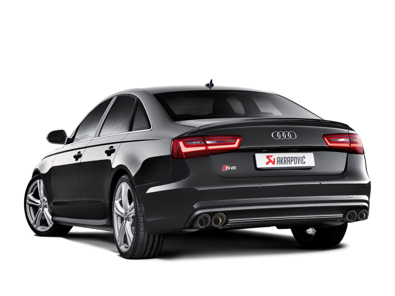 Akrapovic Evolution Line Titanium Cat Back Exhaust System for 2013-2017 Audi S6 and S7 Models