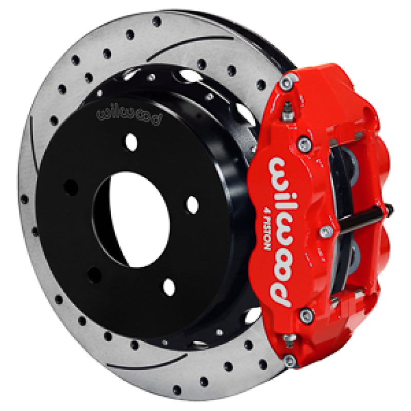 Wilwood Superlite 4R Rear Drum to Disc Conversion Kit for 1988-1998 Chevy Silverado – Red