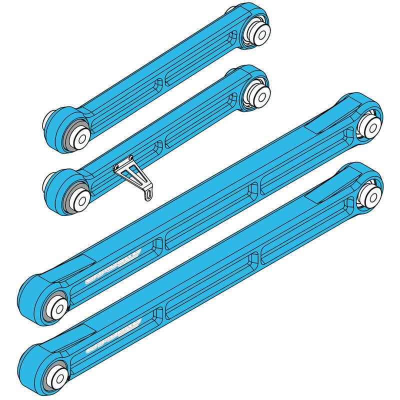 Camburg Toyota Tundra 2WD/4WD 22-23 KINETIK Series Rear Billet Trailing Arm Kit (King Blue) (CAM-320029-BLU)