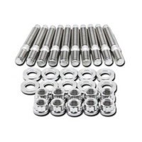 BLOX Racing Manifold M8x1.25x45mm Stud Kit - 10 Pieces