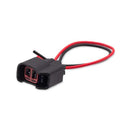 BLOX Racing EV14 Female Injector Pigtail Set of 4 – Compatible with Automotive Fuel System Connectors