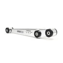 BLOX Racing V2 Billet Rear Lower Control Arms with Poly Bushings for 1996-2000 Honda Civic - Raw Finish