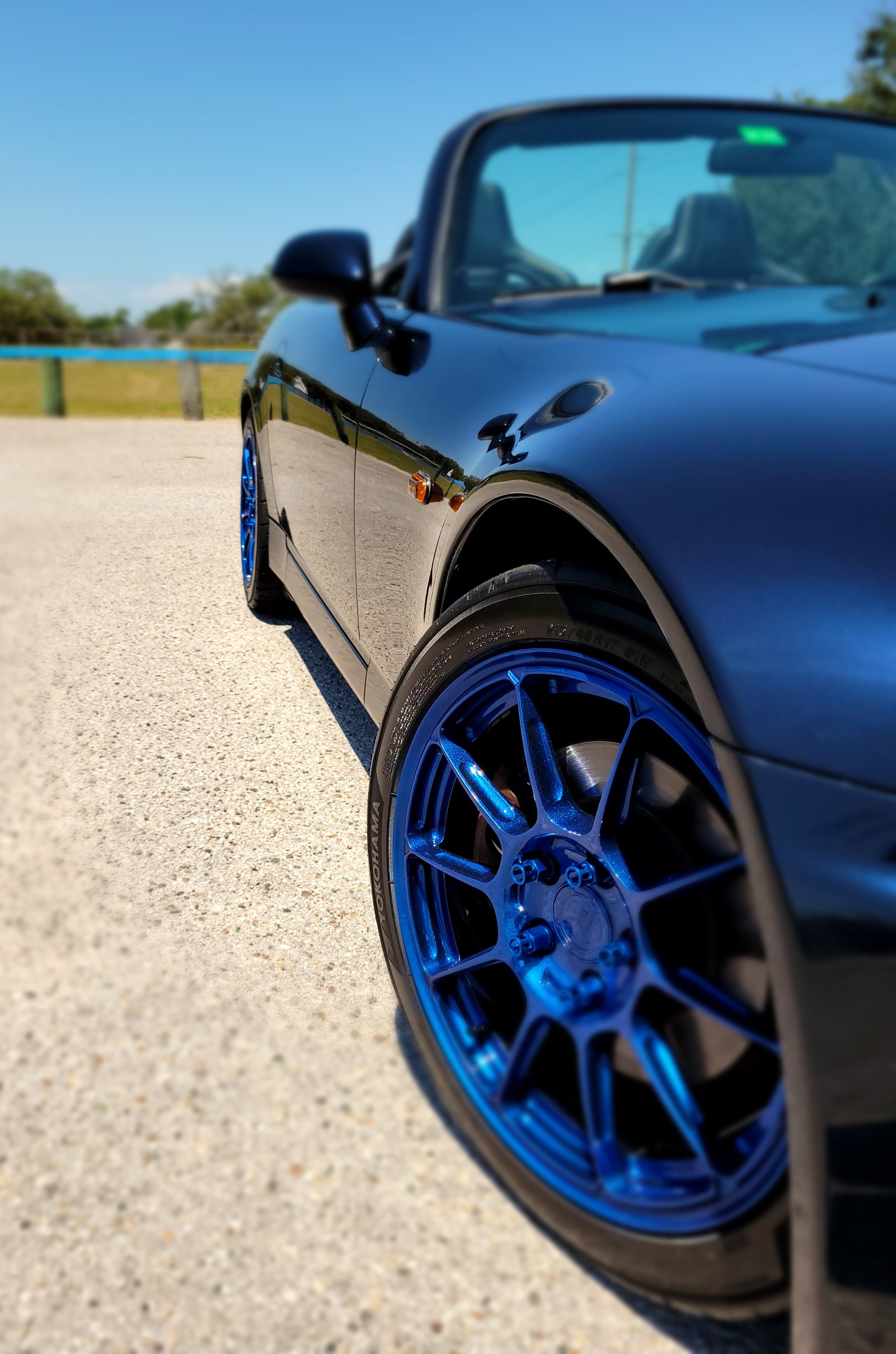 Ruedas escalonadas BC Forged KZ10 Obsidian Blue S2000 de 17x7,5" y 17x9"