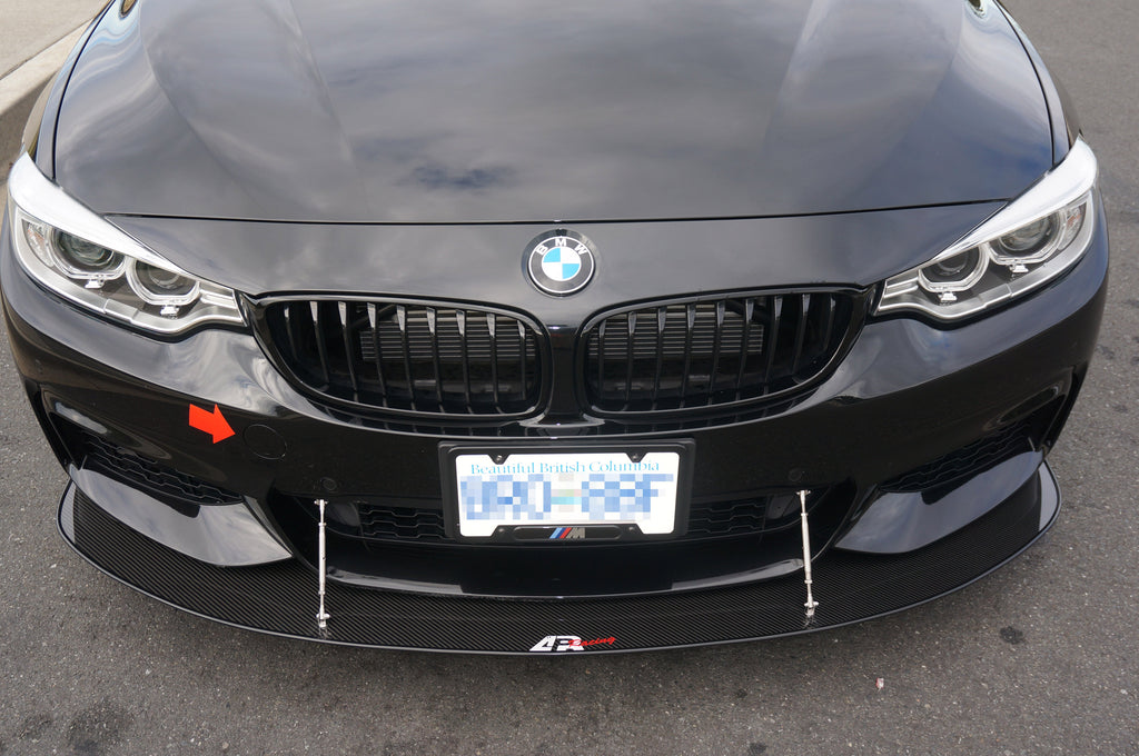 APR Peformance  BMW 435i Stock Bumper Front Wind Splitter 2016-2019