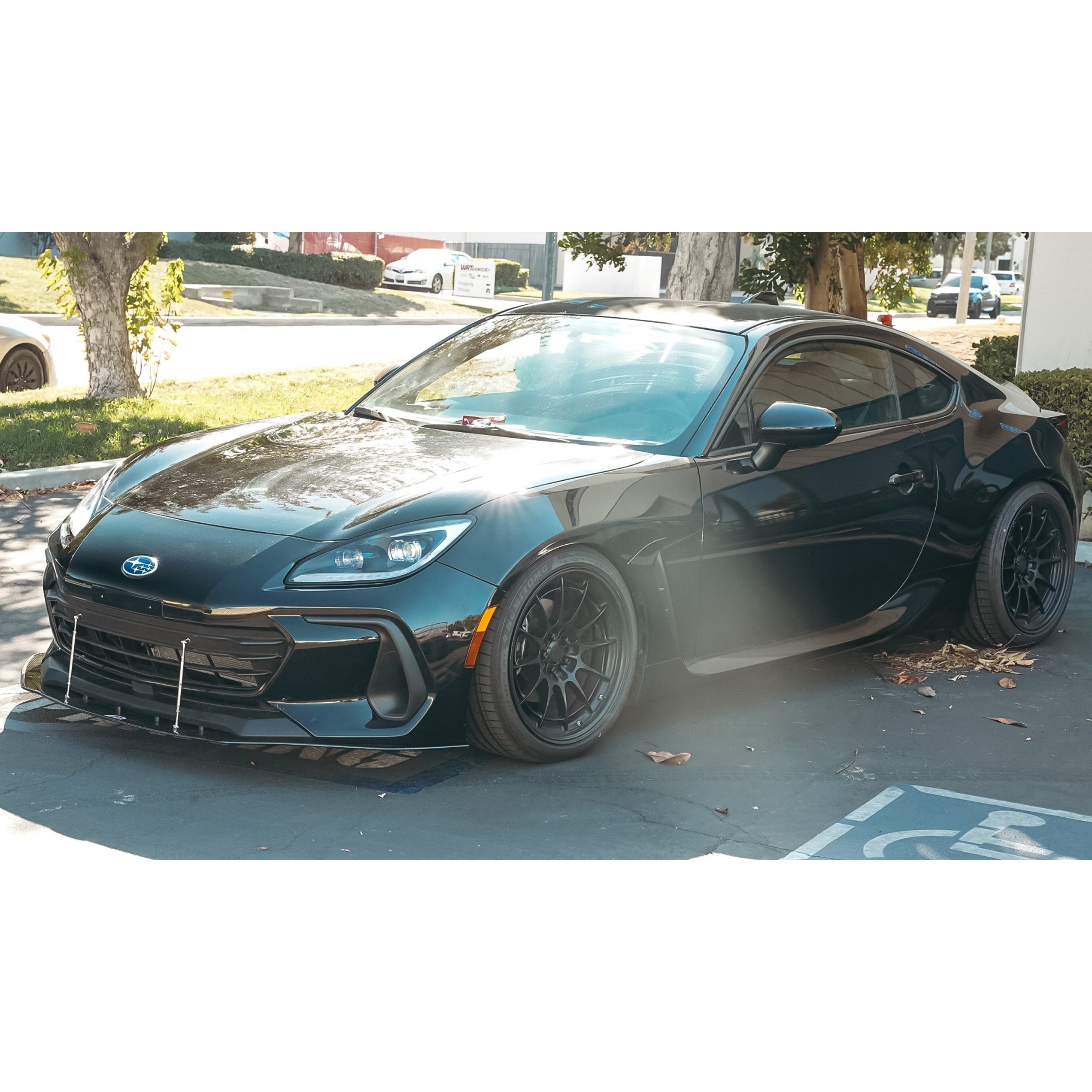 APR Peformance  Subaru BRZ Carbon Fiber Wind Splitter w/ Rods 2022-2024