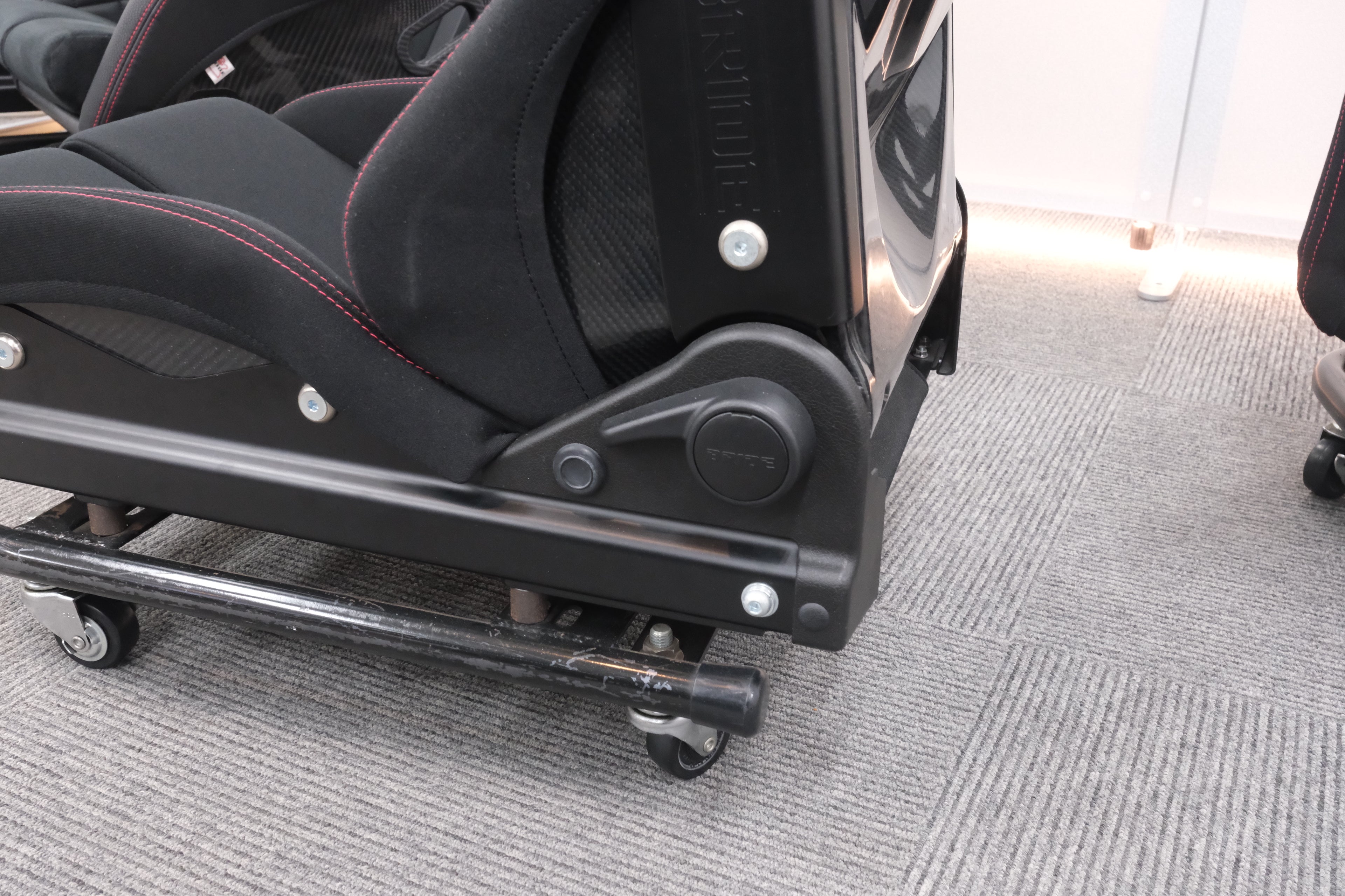 Bride Black Stradia III in Super Aramid Carbon Shell w. Low Cushion