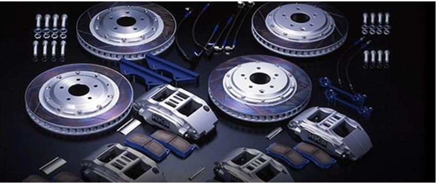 HKS Nissan Skyline GT-R BNR34 RB26DETT 355x32 Front Rotor 332x30 Rear Rotor Brake System