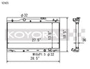 Koyo 02-06 Acura RSX Base/Type-S (MT) Radiator