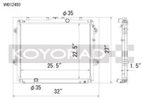Koyorad 10-20 Toyota 4Runner 4.0L V6 (5th Gen) Aluminum Radiator - Off-Road Use Only (VH012493)