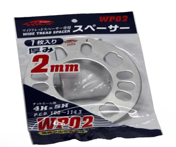 Project Kics 1PC PER PACK Spacer For Wide Tread Spacer - 2MM THICK (WP02)