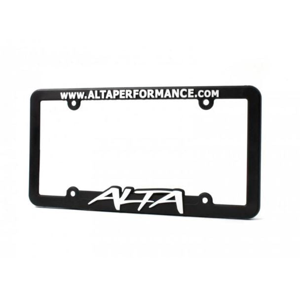 Alta Plastic License Plate Frame