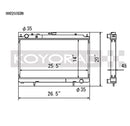 Koyo 07-08 Nissan 350Z VQ35HR (MT) Radiator