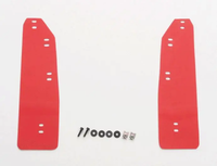 Cusco 2023+ Honda Civic Type-R (FL5) EVA Bolt-On Red Mud Flap (Set of 2) - Front Only