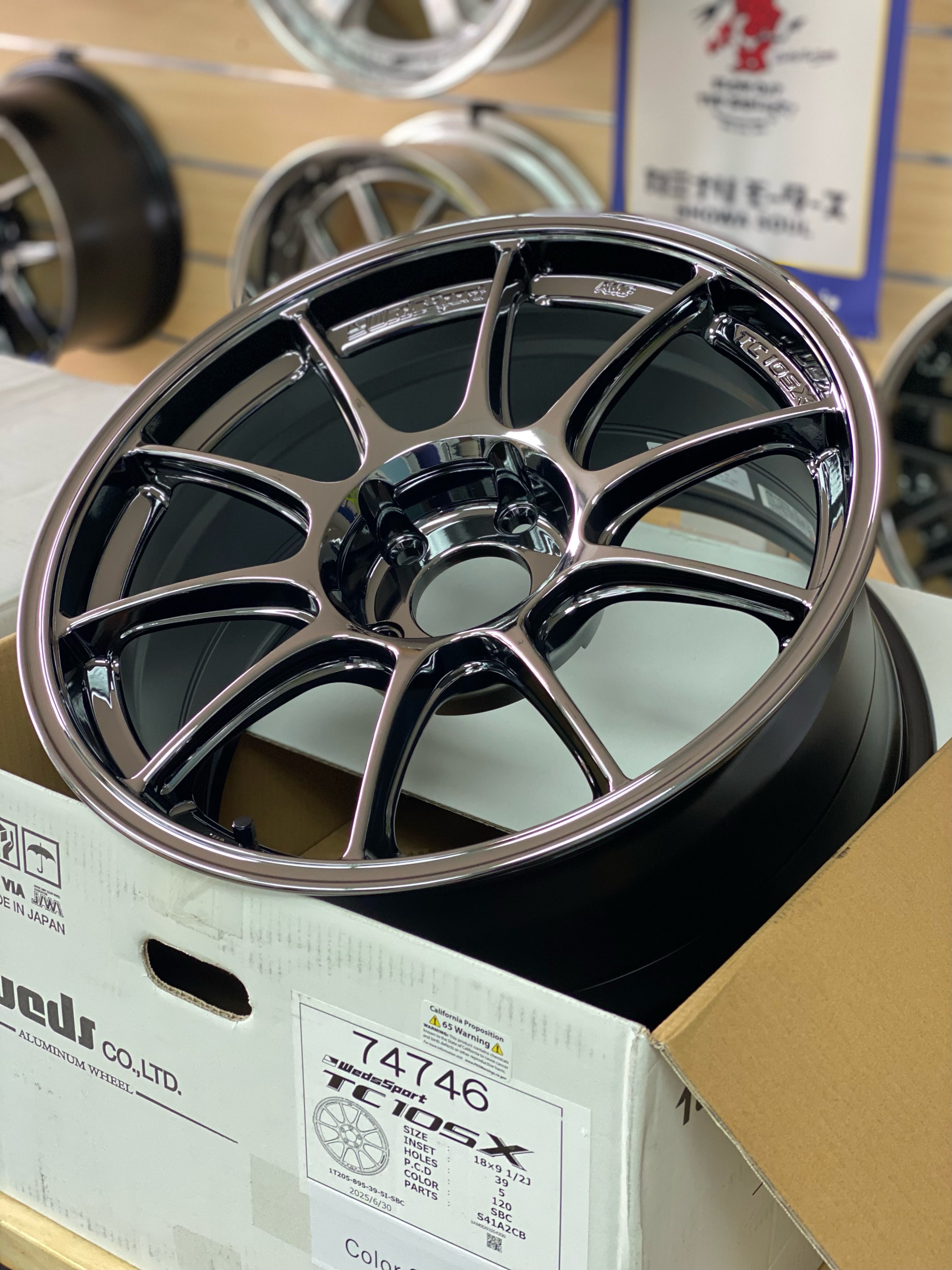 WedsSport SBC TC105X | 18x9.5 +39 5x120 | 2017+ Civic Type R FK8 FL5