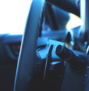DAMD 2019+ GR86/ BRZ/ 86 D-Shape Steering Wheel Black w. Black Stitch