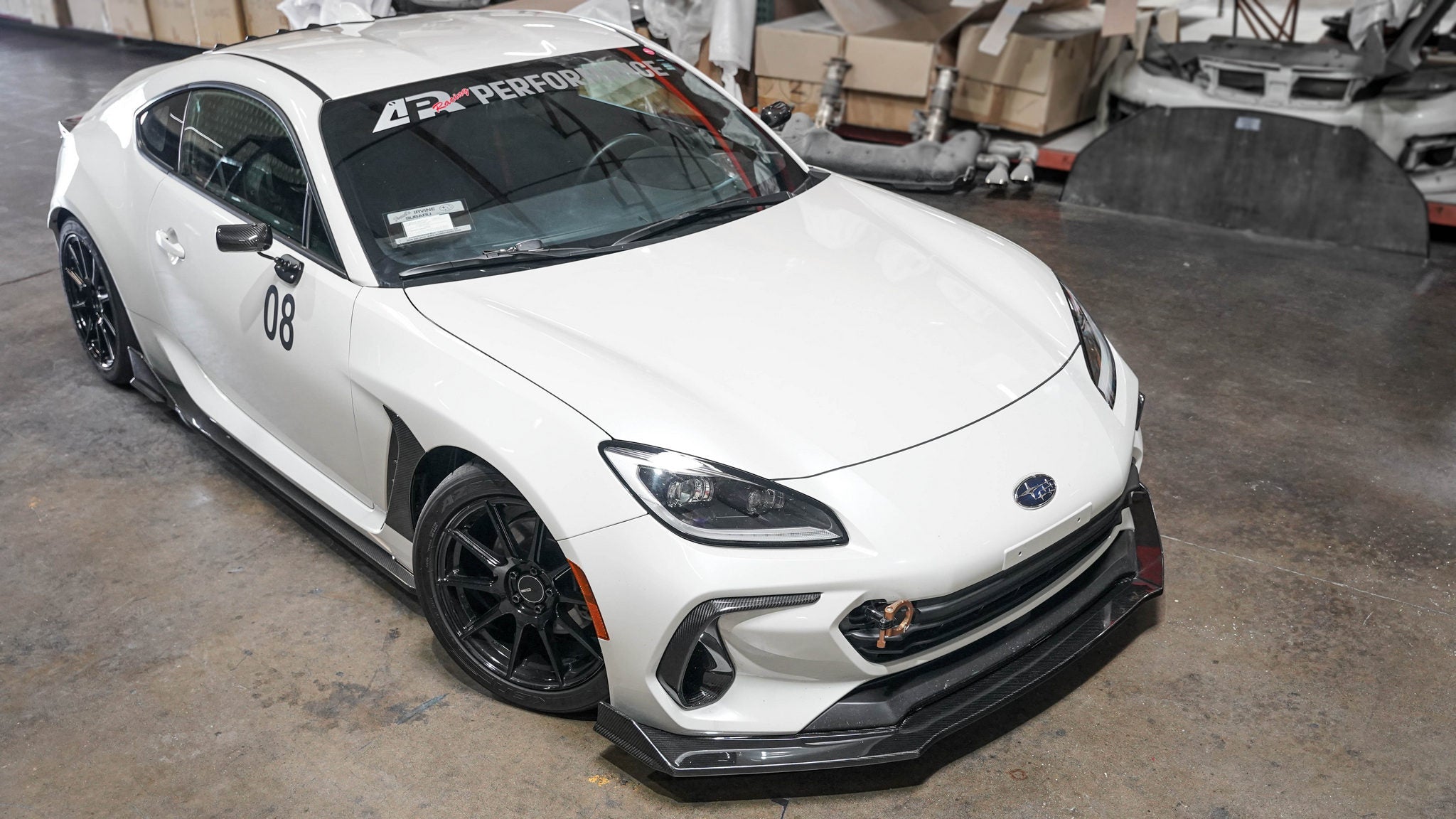 APR Peformance  Toyota GR86/ Subaru BRZ Formula 3 Carbon Fiber Mirror/Black 2022-2024