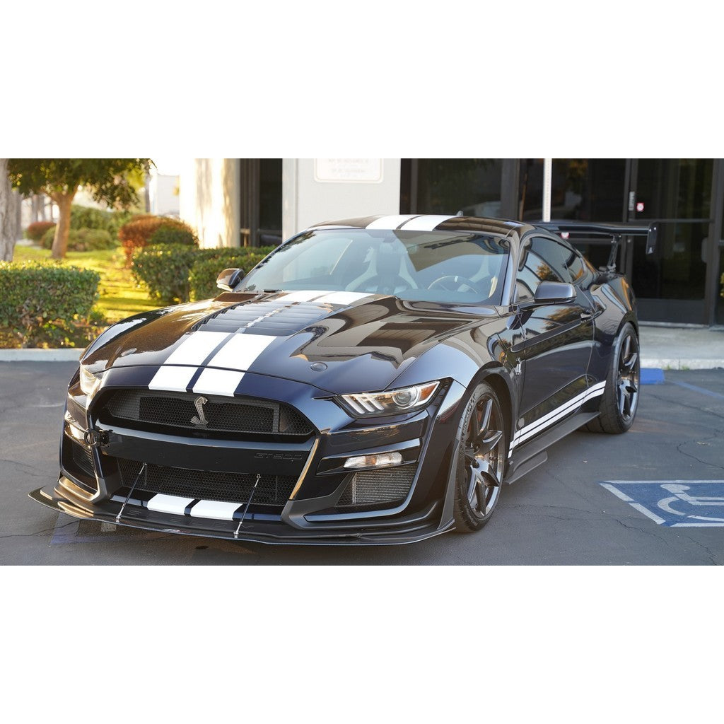 APR Peformance  Ford Mustang S550 Shelby GT500 Front Wind Splitter w/ Rods 2020-2023