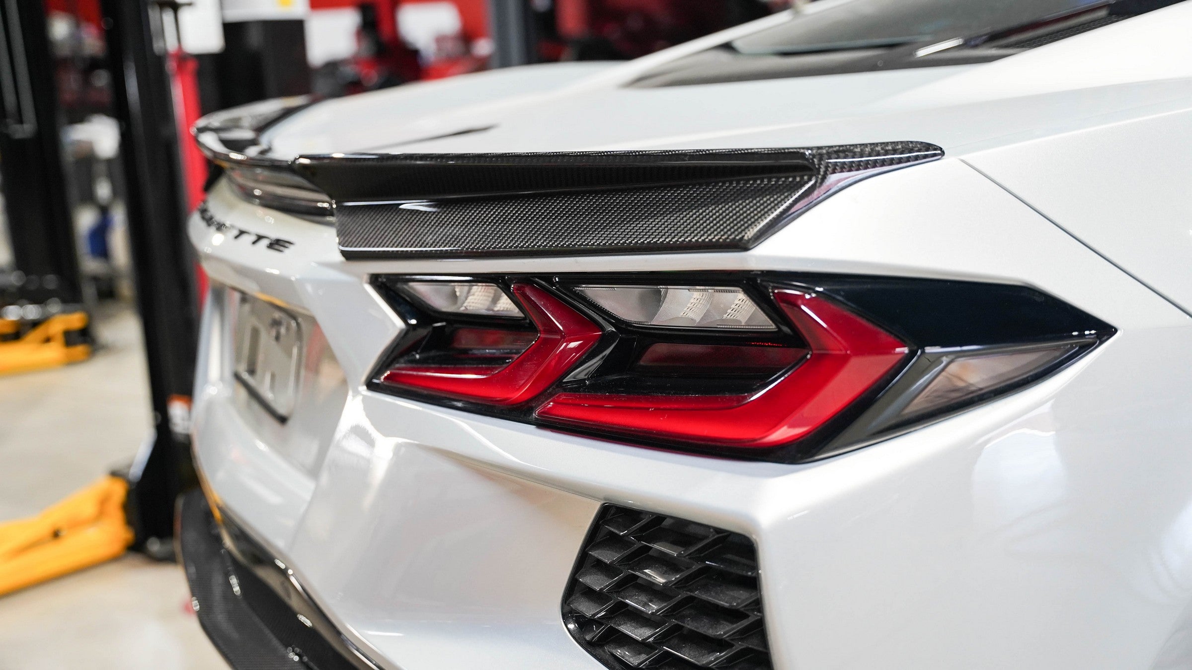 APR Peformance  Chevrolet Corvette C8 Rear Spoiler Delete 2020-UP