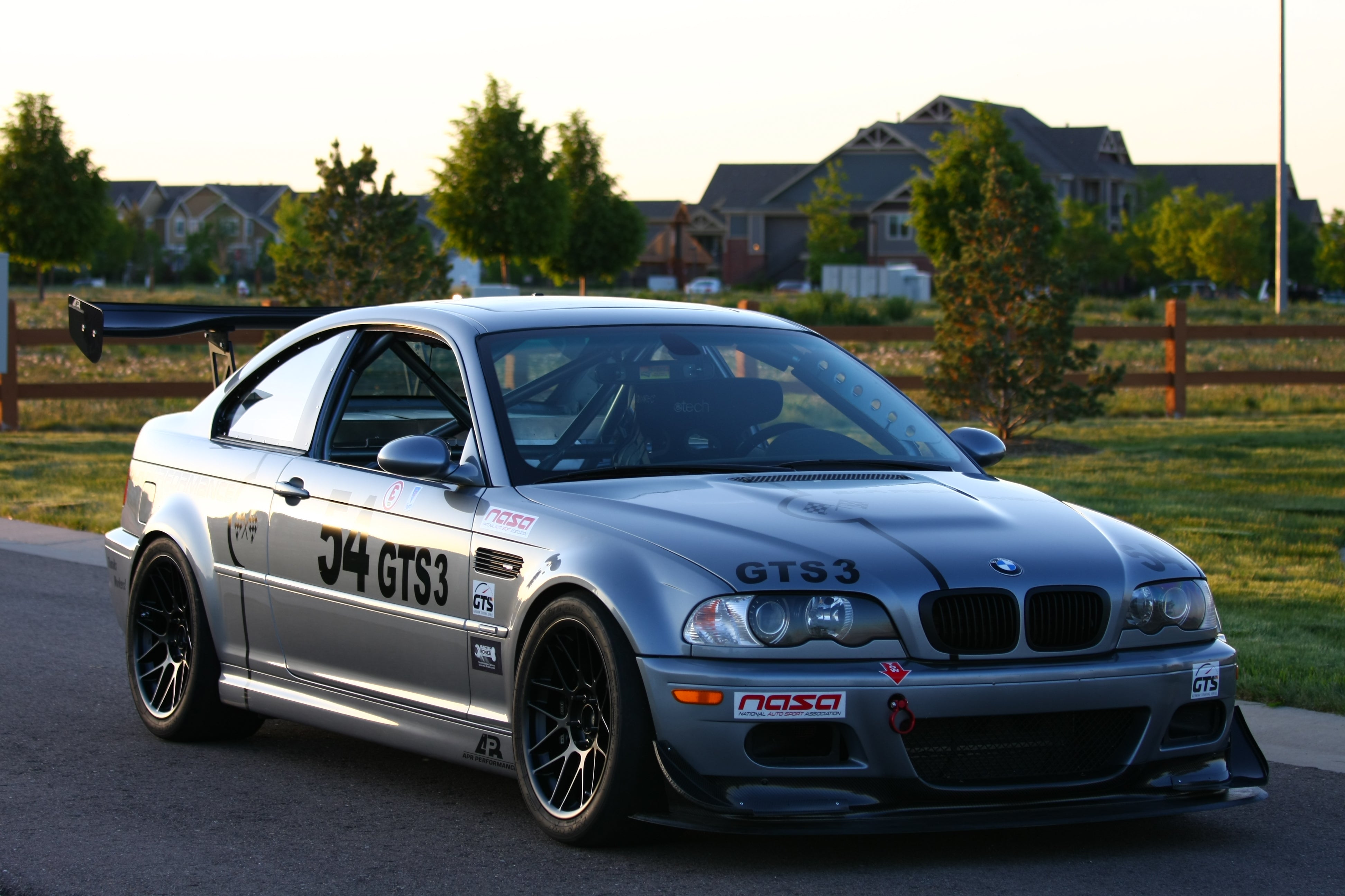APR Peformance  BMW E46 3-Series / M3 GTC-300 Adjustable Wing 2001-2006