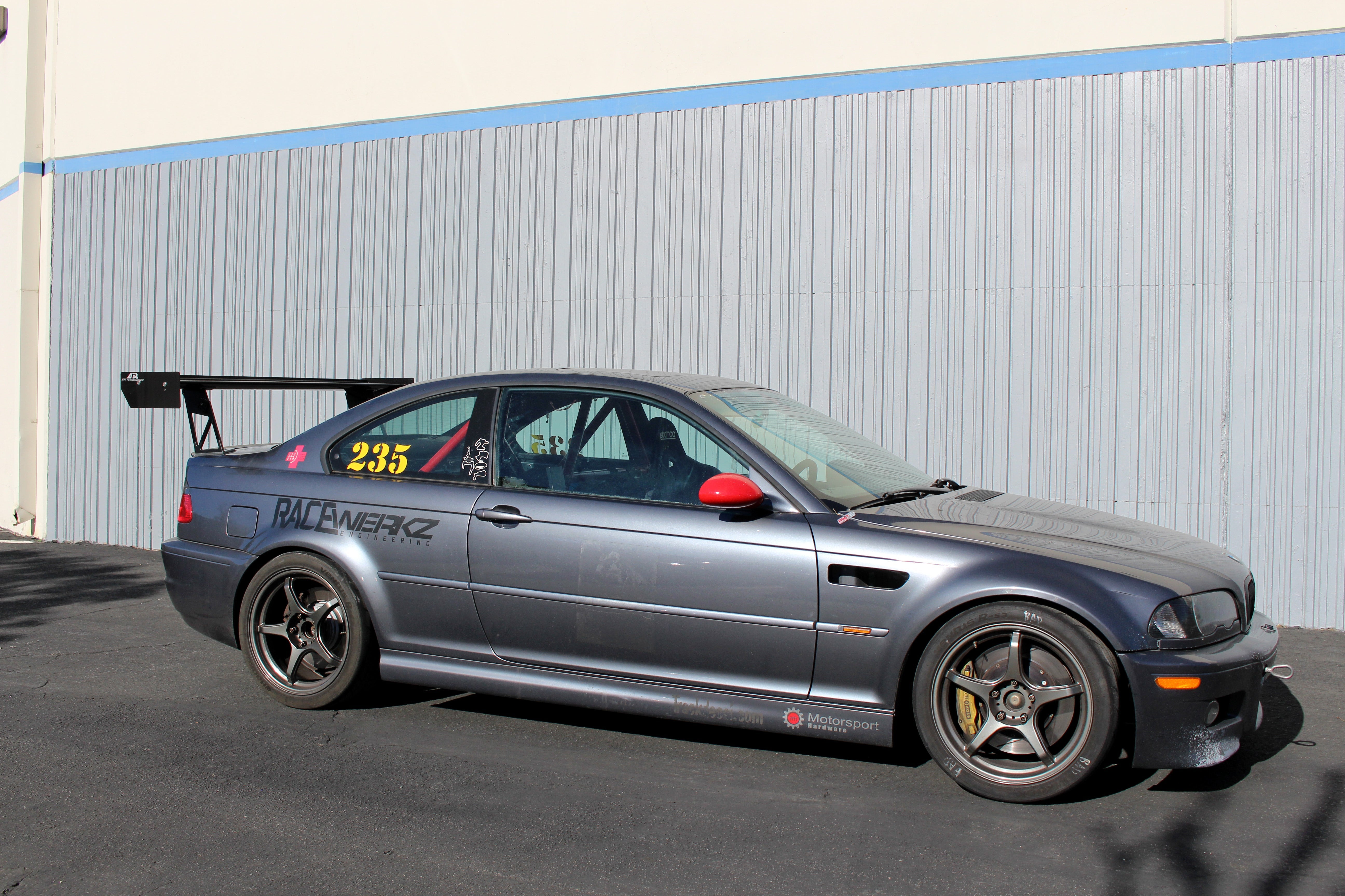 APR Peformance  BMW E46 GT-250 Adjustable Wing 1998 - 2005