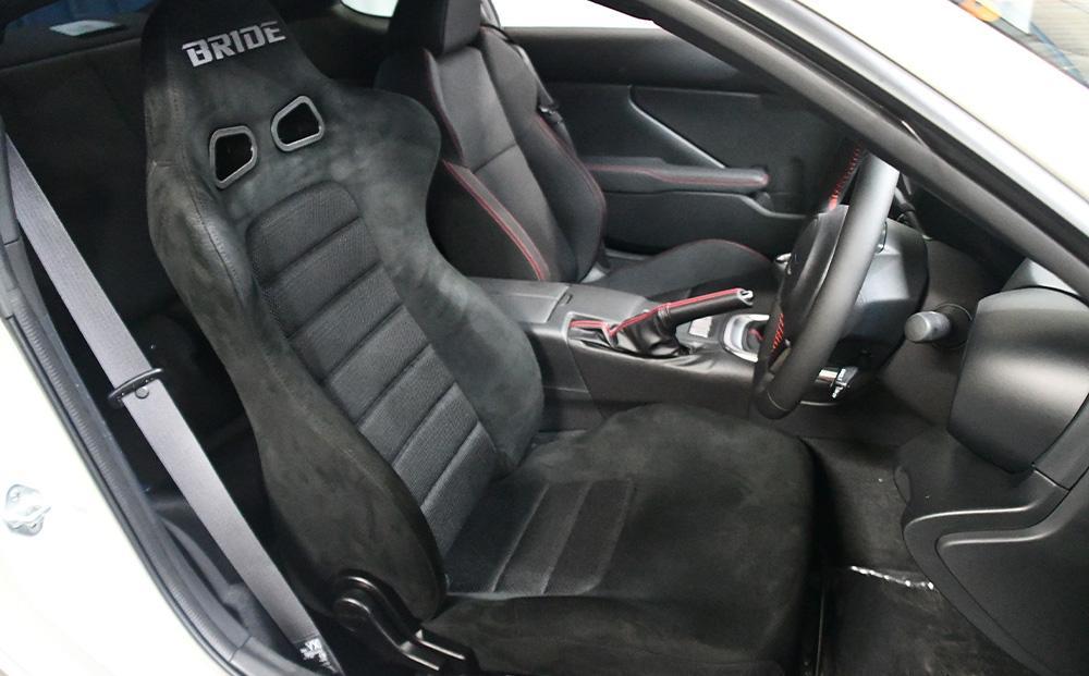 BRIDE EUROSTERⅡ CRUZ セミバケ Bride Euroster II Cruz Seat In Black (armrest not included