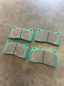 Pastillas de freno delanteras Project Mu Type NS para 17+ CIVIC TYPE R FK8, 04+ STI y 03+ EVO