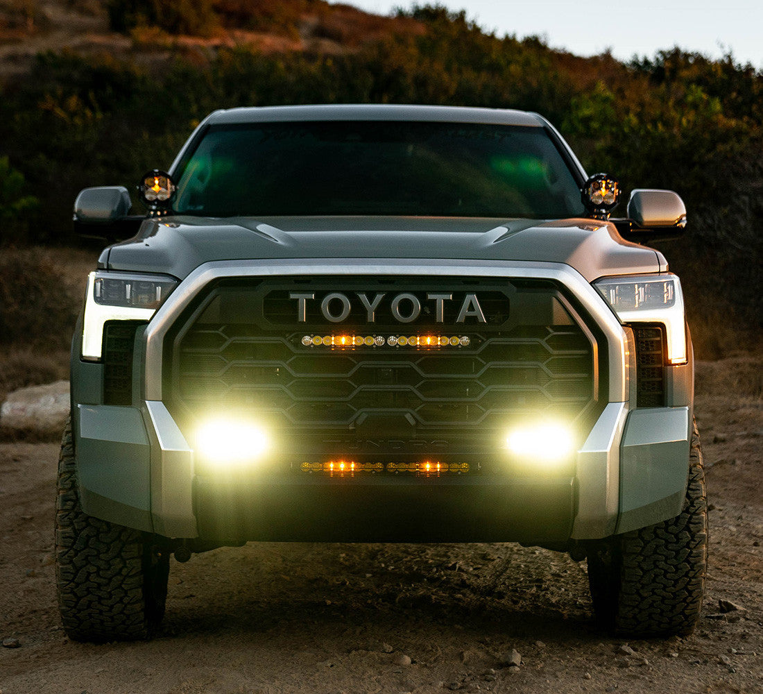 Baja Designs 2022+ Toyota Tundra S2 Sport Fog Pocket Kit - Baja Amber (448081)